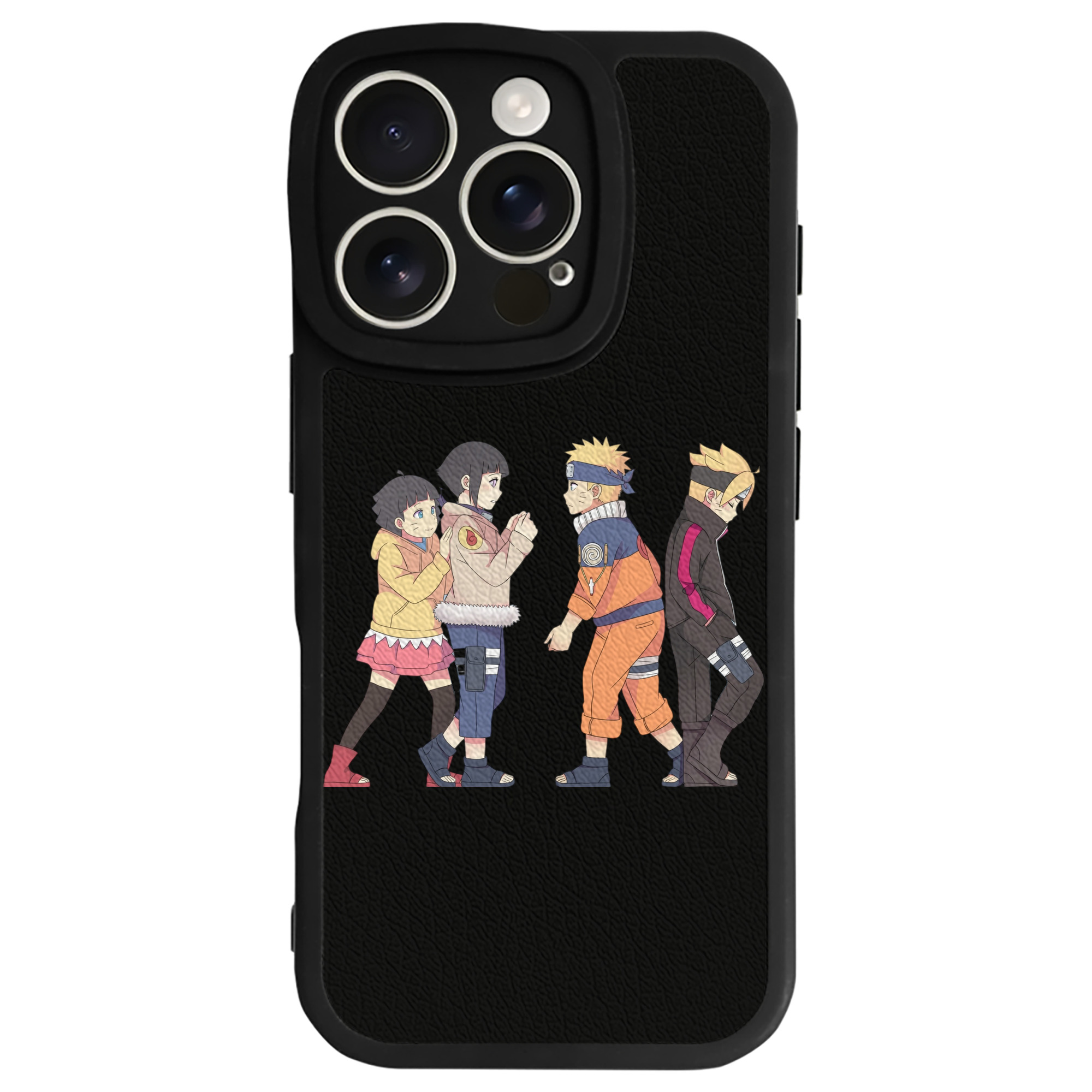 （画像用） NARUTO -ナルト- うずまき ナルト Uzumaki Naruto 【iPhone 16シリーズ対応】シリコンスマホケース（レザー調） 材質：シリコン